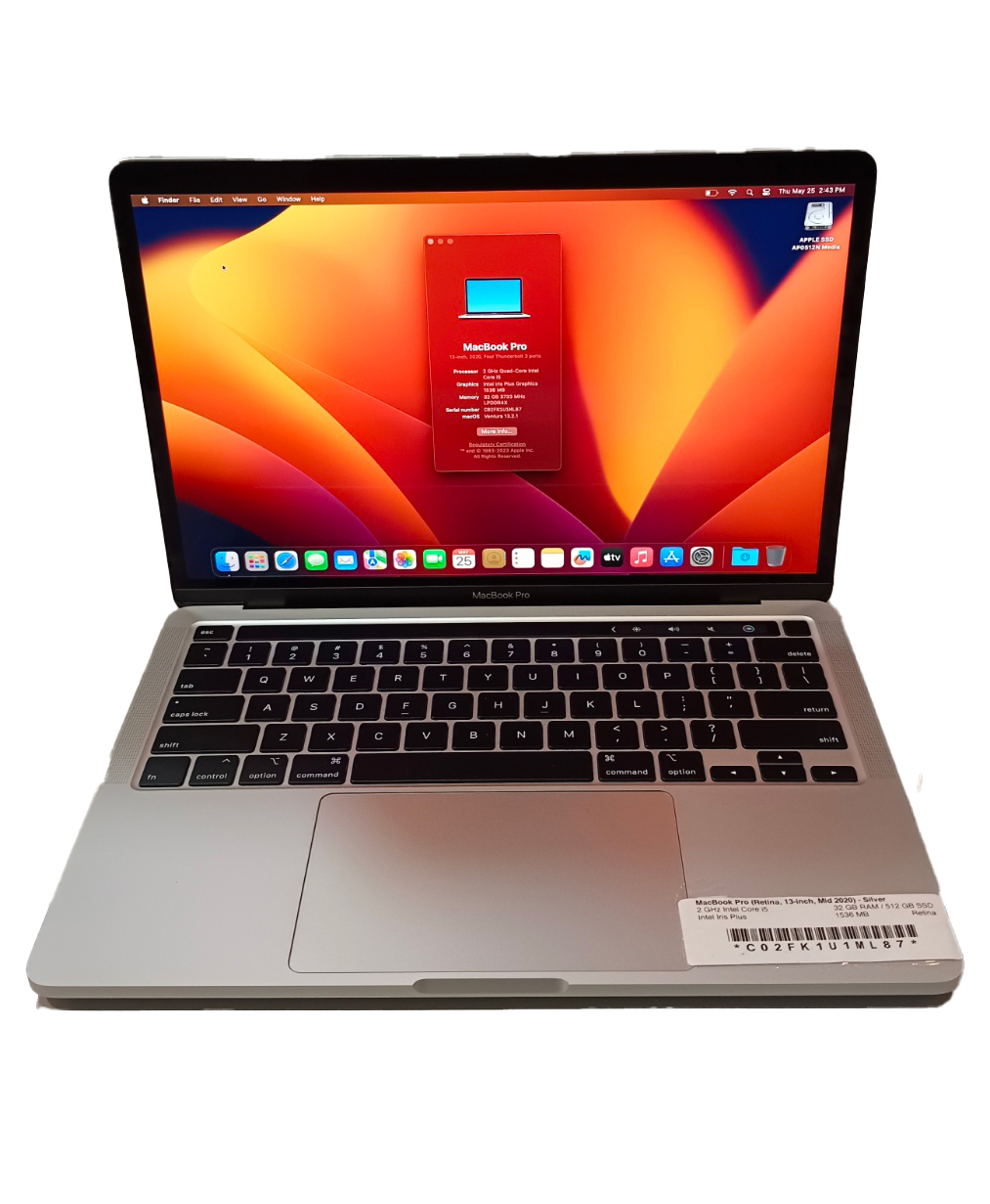 13インチMacBook Pro Core i5 32GB / 1TB SSD - www.danielparente.net