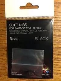 Soft Nibs for Bamboo Stylus Feel (Black)